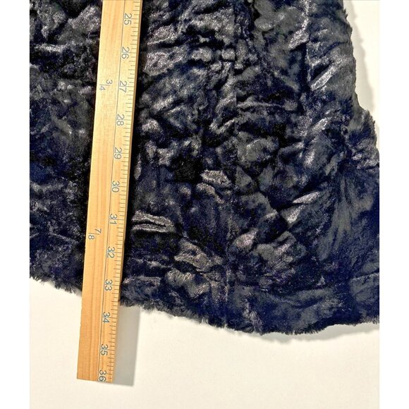 Anthropologie Hazel Haze Black Velvet Duster Coat Jacket Women’s Size L Longline - Picture 7 of 10